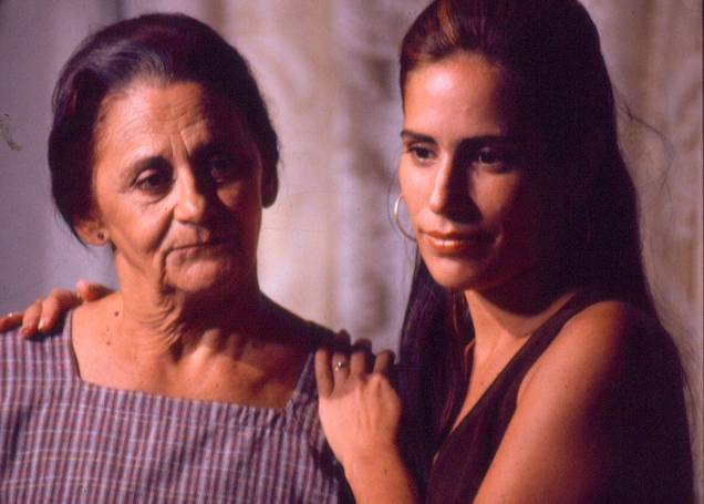 Laura Cardoso e Glória Pires na novela ‘Mulheres de Areia’