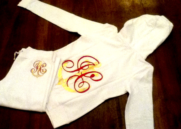 Conjunto da Juicy Couture. Pre&ccedil;o: R$ 15,00