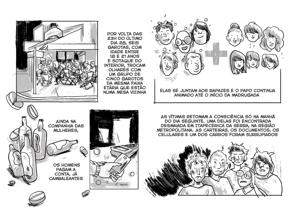 Boa noite, cinderela: amigos sofrem golpe de garotas em bar na capital