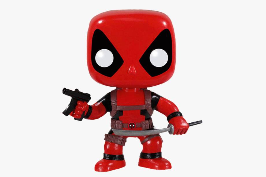 Boneco do personagem Deadpool: R$ 149,90