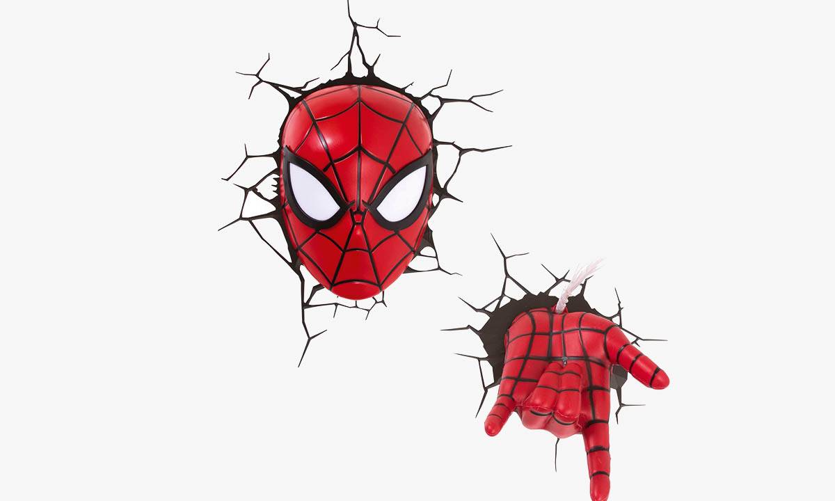 As Boas Compras - super-heróis - ToyShow, luminária Homem Aranha