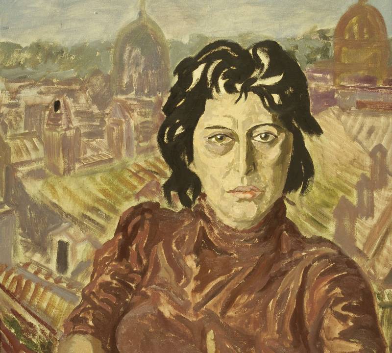 Carlo Levi - Retrato de Anna Magnani