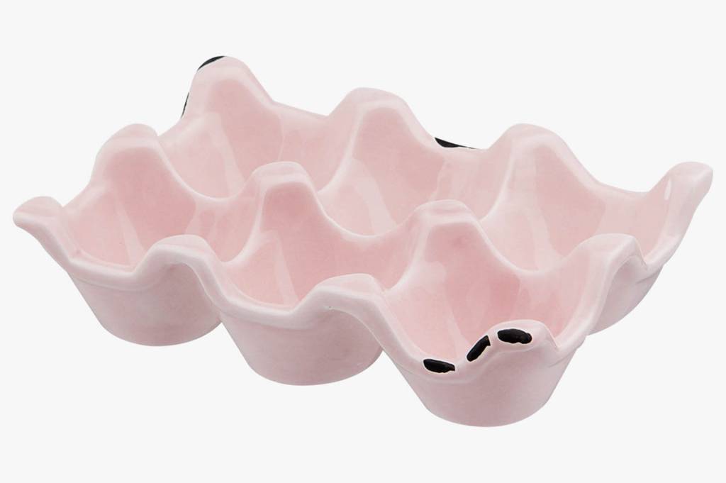 Porta-ovos de cer&acirc;mica: R$ 59,90