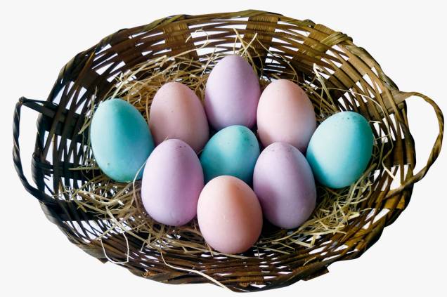 Sabonete artesanal em formato de ovo: R$ 16,00 cada um