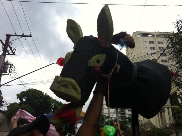 O símbolo do bloco de Carnaval Jegue Elétrico