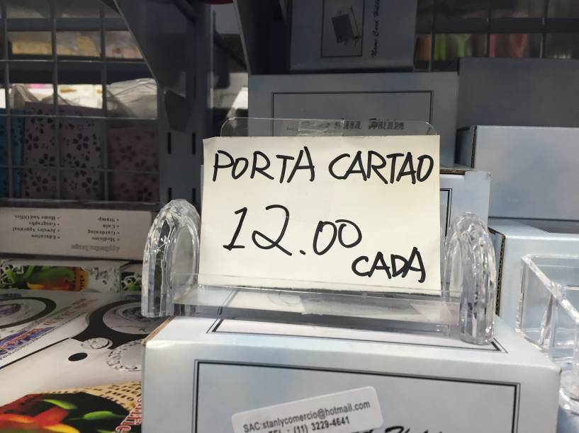 Porta-cartão (12 reais)