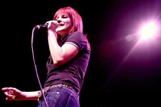 Em ação: a cantora Hayley Williams em show da banda