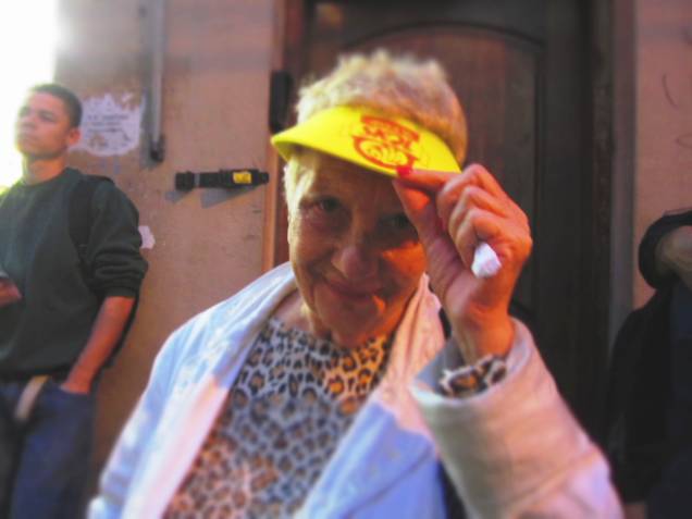 Sophie, moradora da região da Bela Vista há 50 anos: frequentadora assídua