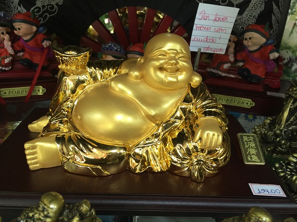 Buda dourado (159 reais)