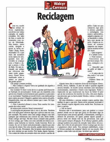 crônica recliclagem