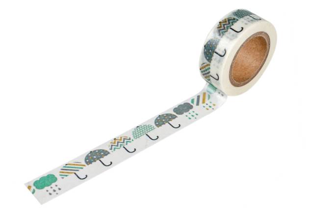 Rolo de fita adesiva estampada: R$ 15,90 Rolo de fita adesiva estampada: R$ 15,90