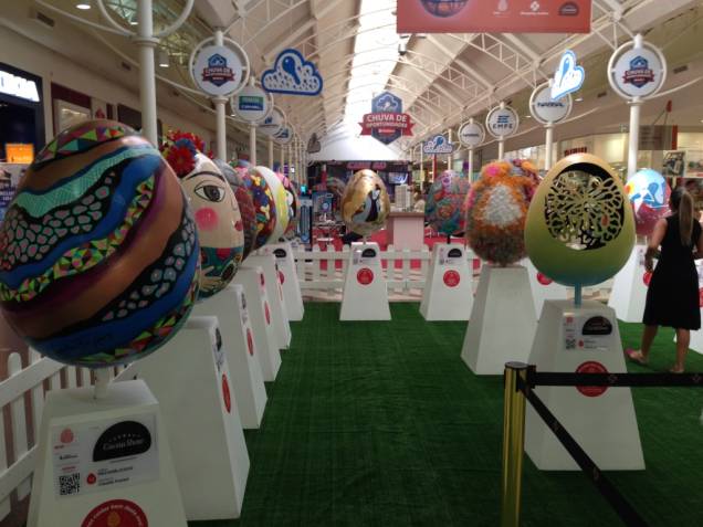 Shopping Metrô Itaquera: espaço celebra a páscoa com exposição de ovos decorados