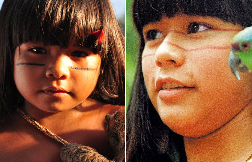 Wiranu Tembé e Eunice Baia: compare as duas Tainás