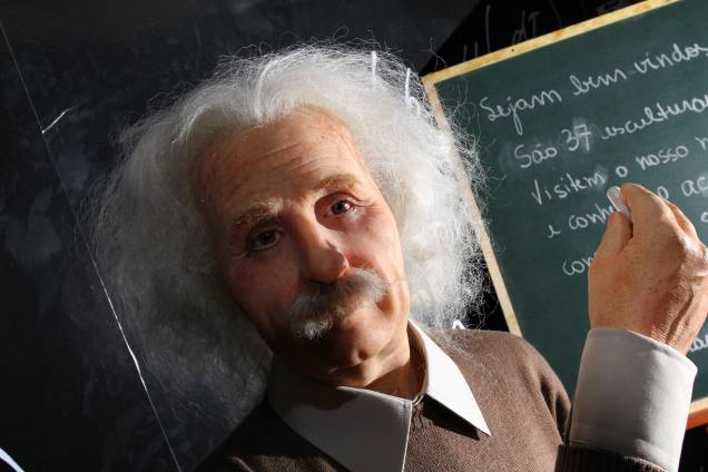 	Einstein: o físico alemão pode ser visto no Shopping Santana Parque