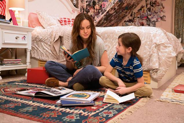 Brie Larson e Jacob Tremblay, em O Quarto de Jack: ela concorre ao Oscar e ele é a grande surpresa mirim da temporada