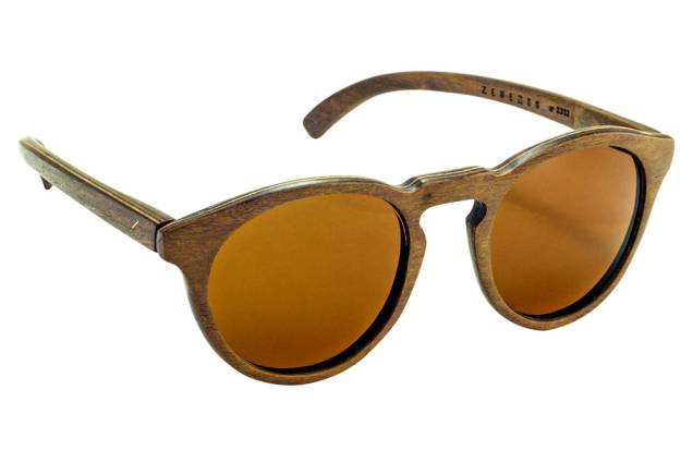 Óculos de sol em madeira certificada: R$ 430,00 o par