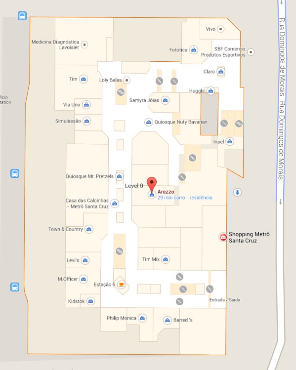 Google Indoor Maps: Shopping Santa Cruz