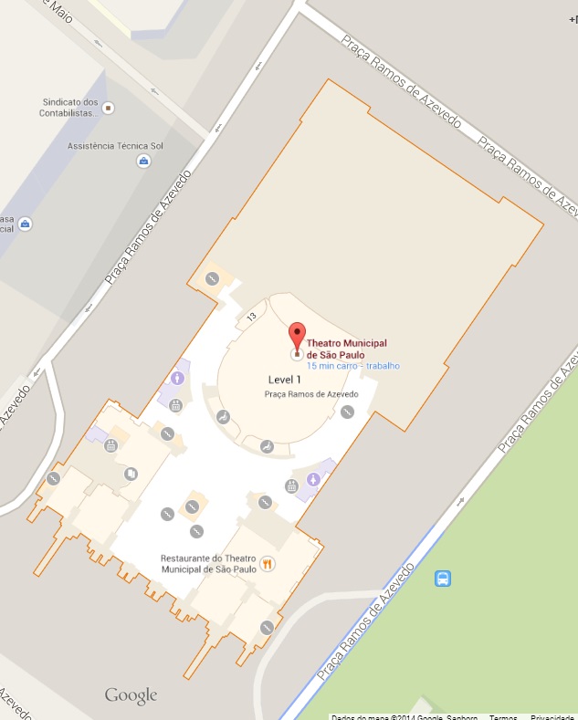 Google Indoor Maps: Teatro Municipal