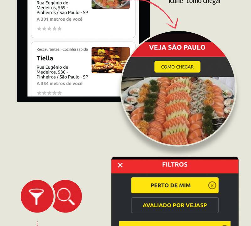 Aplicativo Veja São Paulo - app vejasp - celular