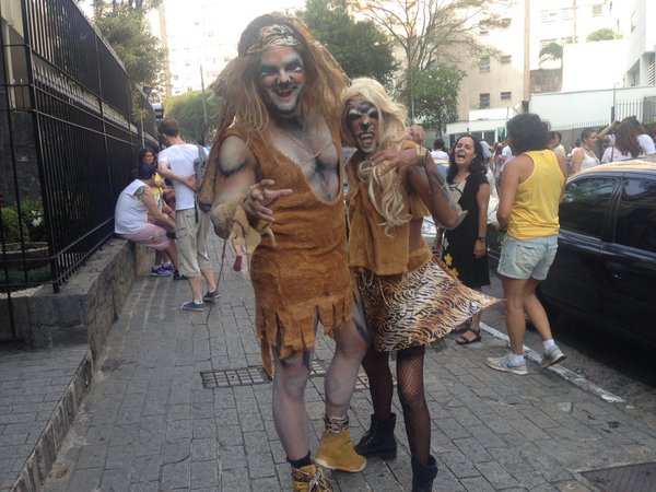 O casal de "felinos" do Agrada Gregos abusou da criatividade