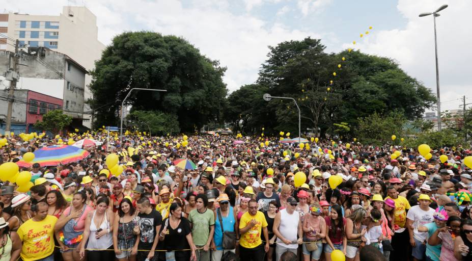 O BlocOn arrastou uma multidão na Vila Mariana, Zona Sul da cidade