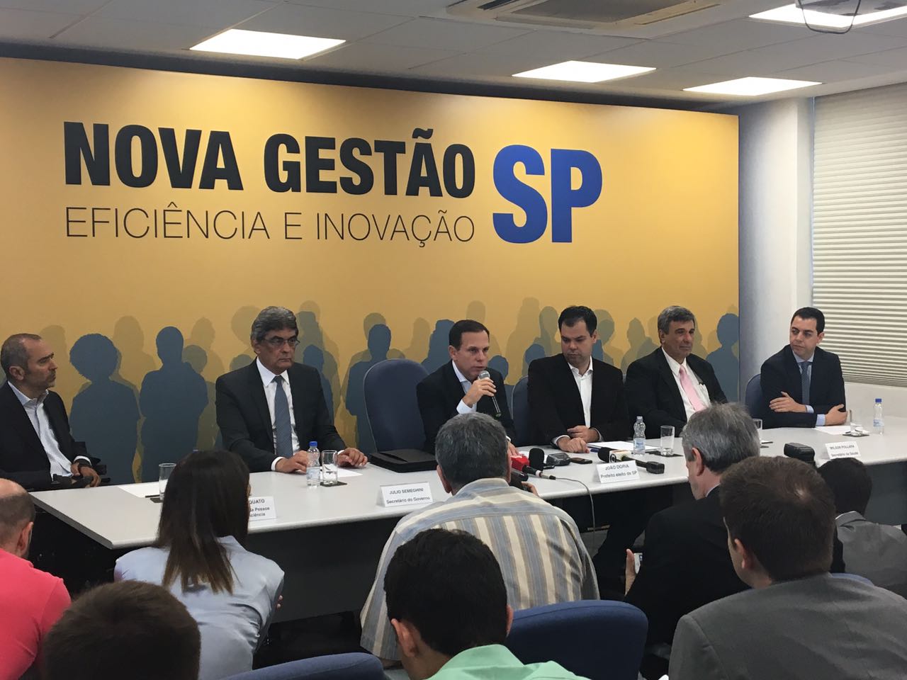 doria anuncia secretariado