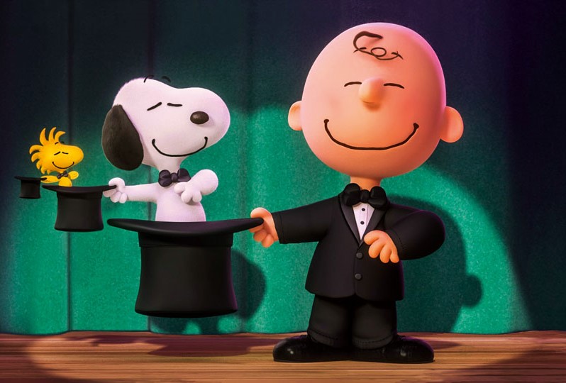 Snoopy e Charlie Brown - Peanuts, o Filme: os três personagens da animação