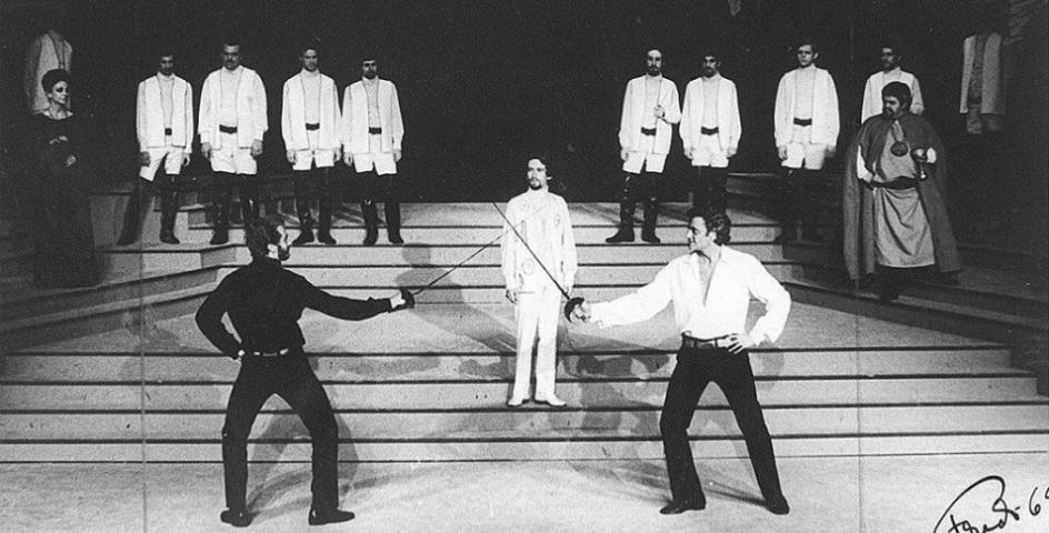 Walmor Chagas em Hamlet, em 1969