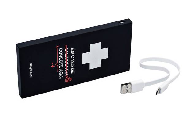 Carregador portátil com cabo USB: R$ 229,90