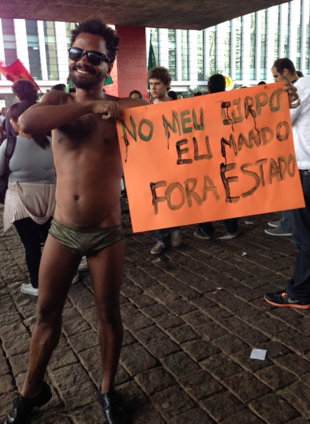 Jovem seminu também se manifestou Jovem seminu também se manifestou