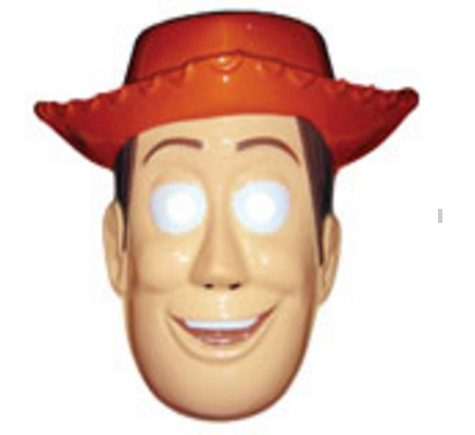 	Máscara Woody (Festimania - 12,90 reais)
