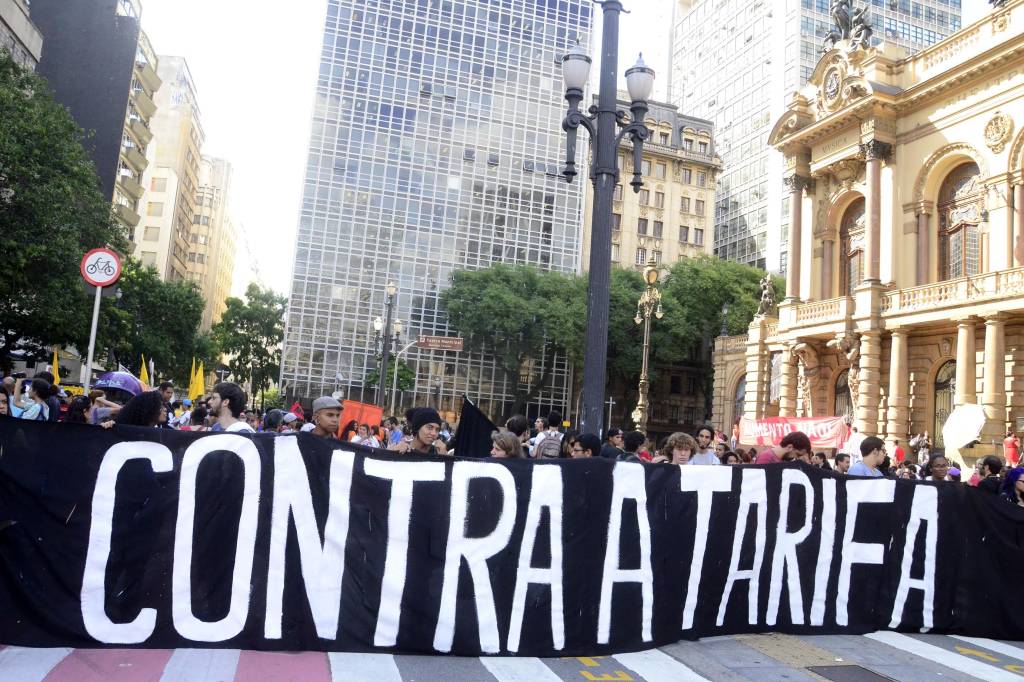 Protesto contra a tarifa