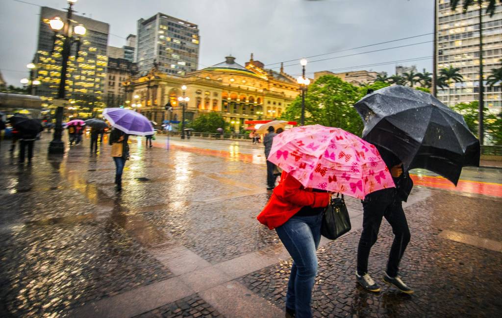 Chuva Tempestade viaduto do chá