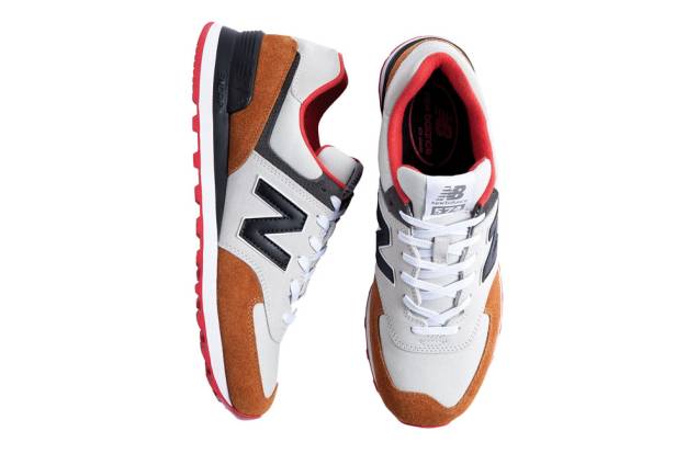 Tênis New Balance 574RSV: 429 reais, parceria com a Reserva