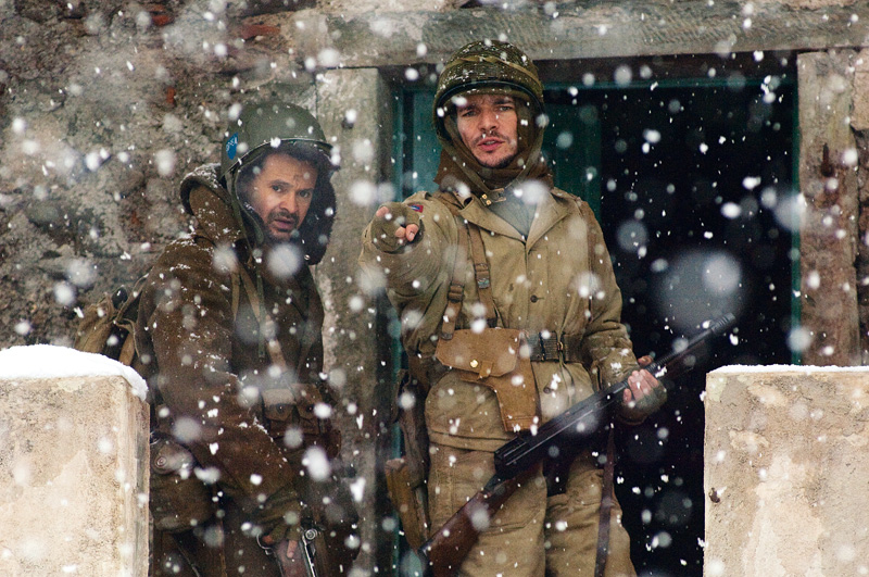 Francisco Gaspar e Daniel de Oliveira: sob o rigoroso inverno italiano