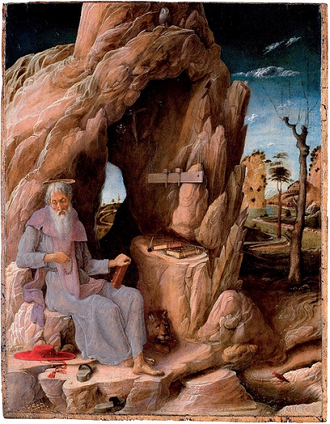 São Jerônimo Penitente no Deserto (1448-51), do italiano Andrea Mantegna