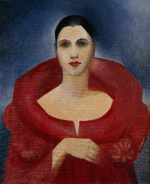 Auto-retrato (Manteau Rouge), 1923