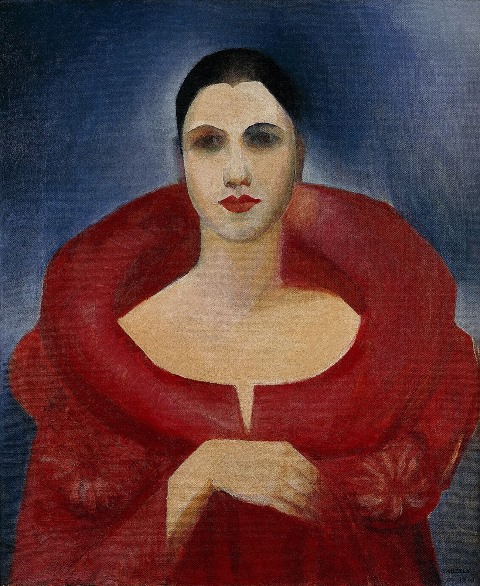 Auto-retrato (Manteau Rouge), 1923 Auto-retrato (Manteau Rouge), 1923