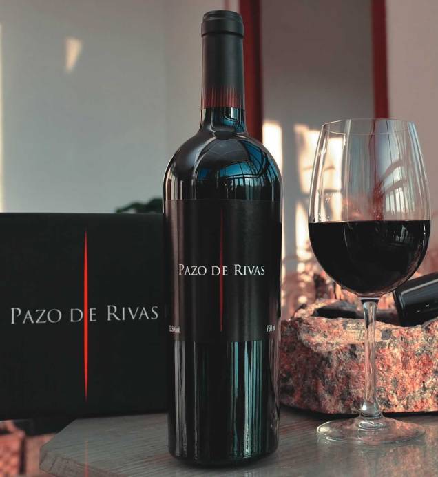 O tinto Pazo de Rivas 2008, vinho da casa do Baby Beef Rubaiyat: produzido por Belarmino Iglesias na região espanhola da Galícia O tinto Pazo de Rivas 2008, vinho da casa do Baby Beef Rubaiyat: produzido por Belarmino Iglesias na região espanhola da Galícia