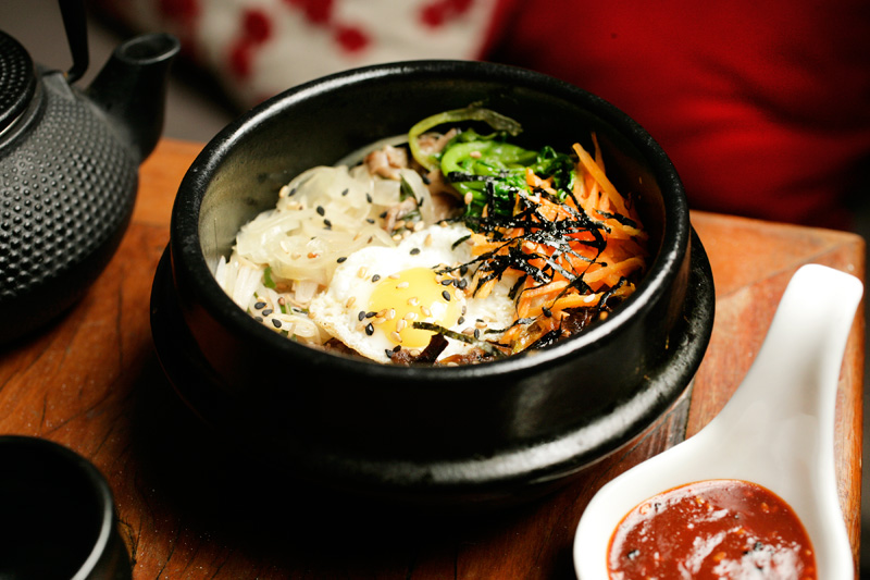 O bibimbap está entre melhores as sugestões da casa