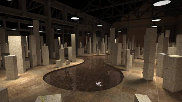 No Sesc Pompeia: instalação do artista francês representa uma mini-São Paulo