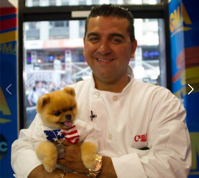 O confeiteiro e apresentador Buddy Valastro também adora pets