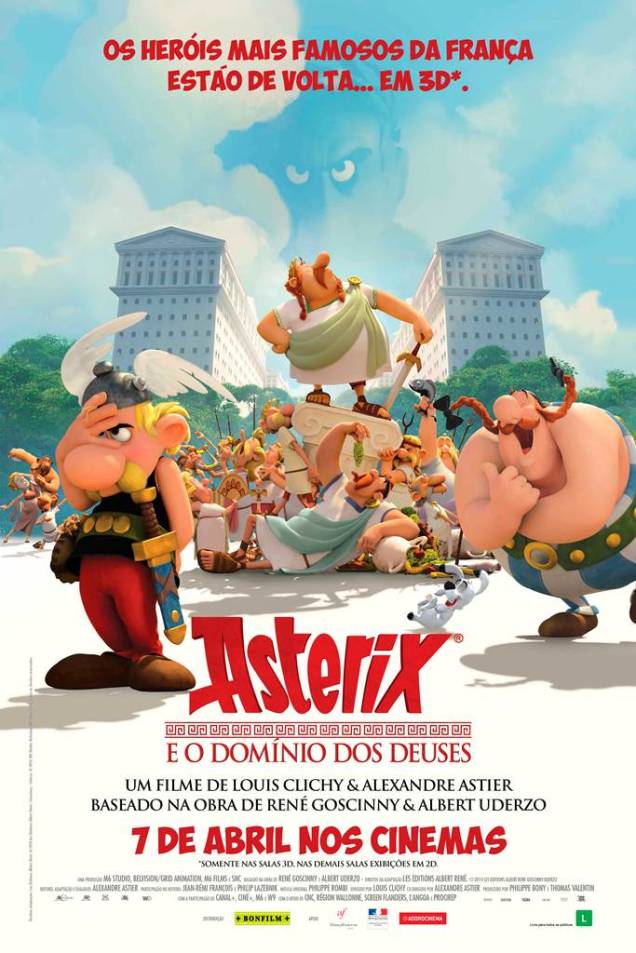 Pôster de Asterix e o Domínio dos Deuses