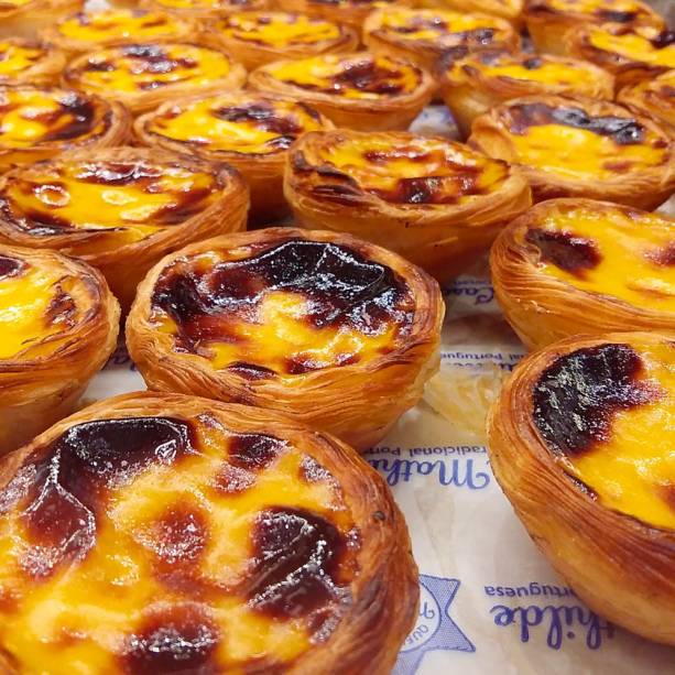 Os pastéis de nata