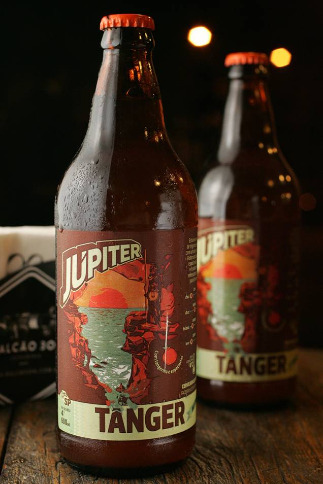 Júpiter Tânger: cerveja paulistana de trigo aromatizada com casca de tangerina
