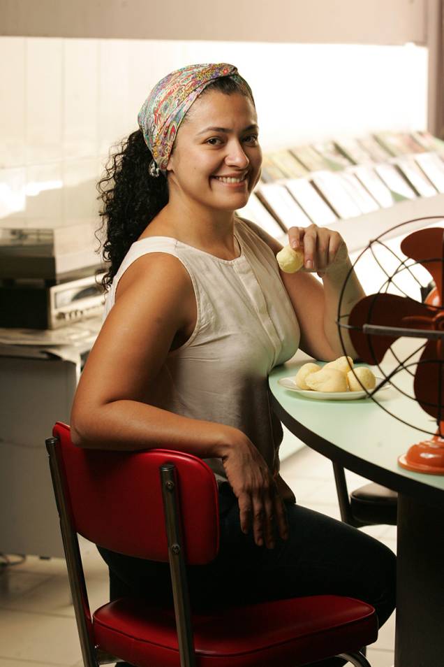 A chef Talitha Barros, responsável pelo cardápio e pela seleção musical