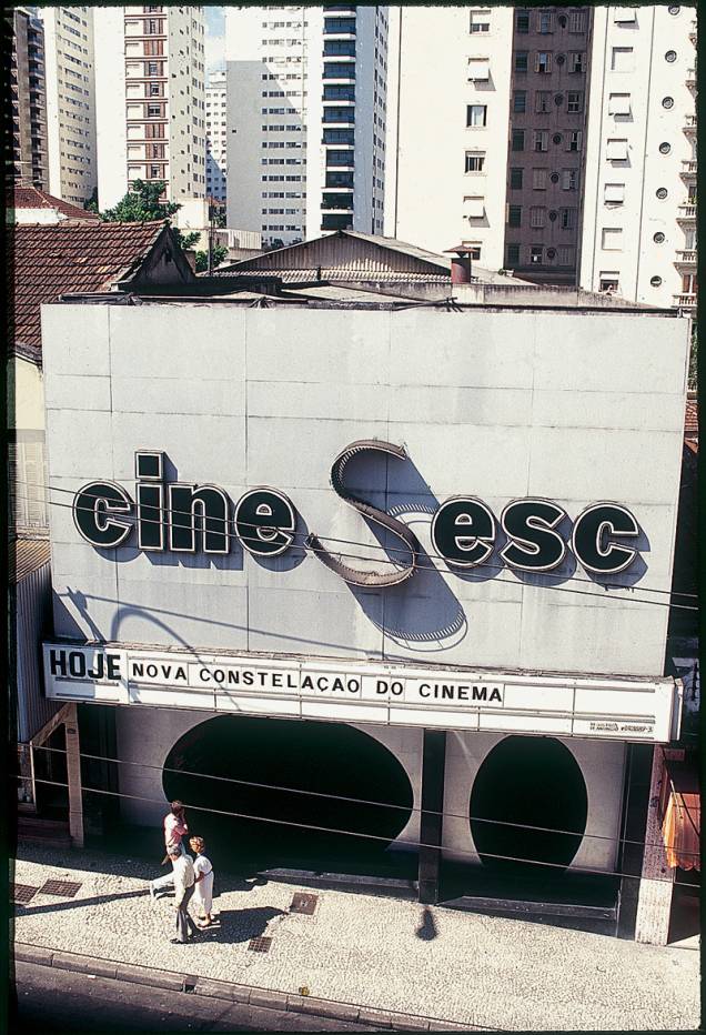 	A fachada do espaço, em 1988: dedicado a filmes cult e clássicos