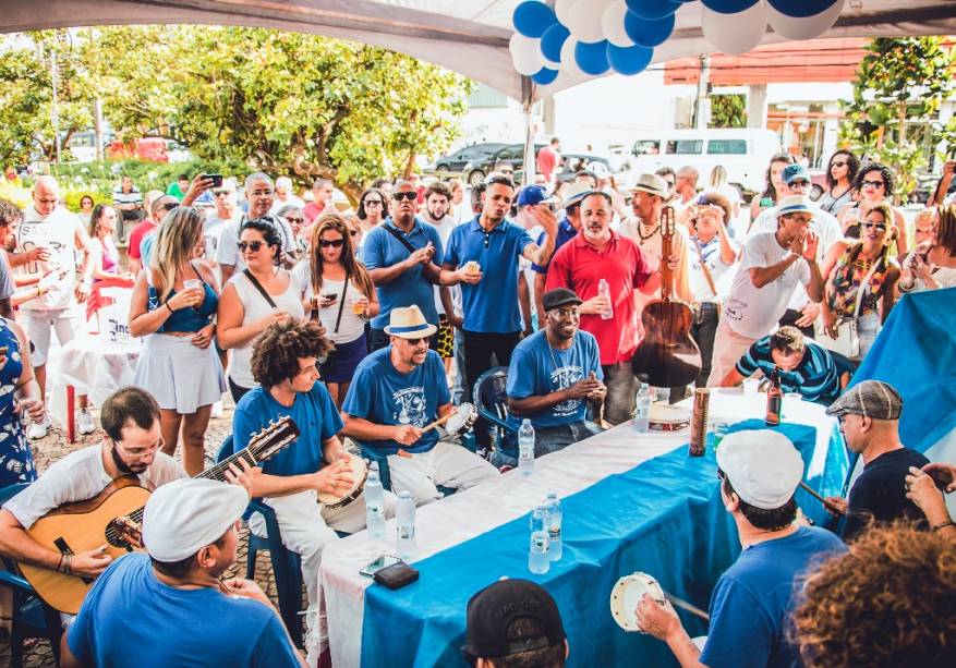 Roda de samba organizada pelo Consulado da Portela-SP