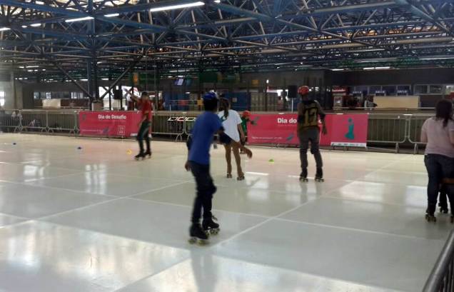 Pista de patinação será montada na Estação Barra Funda