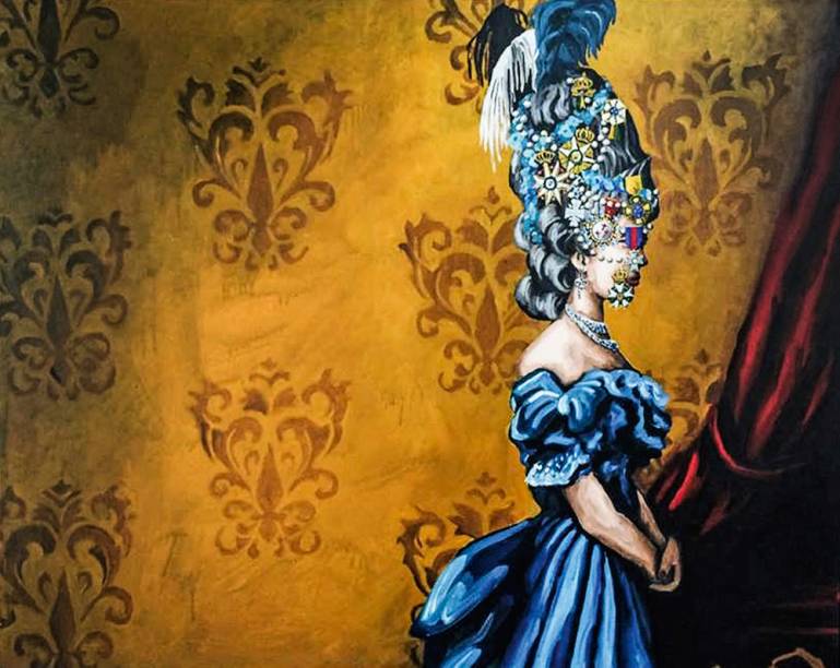 A tela Domitila, de Evandro Prado: à venda por 5 000 reais A tela Domitila, de Evandro Prado: à venda por 5 000 reais